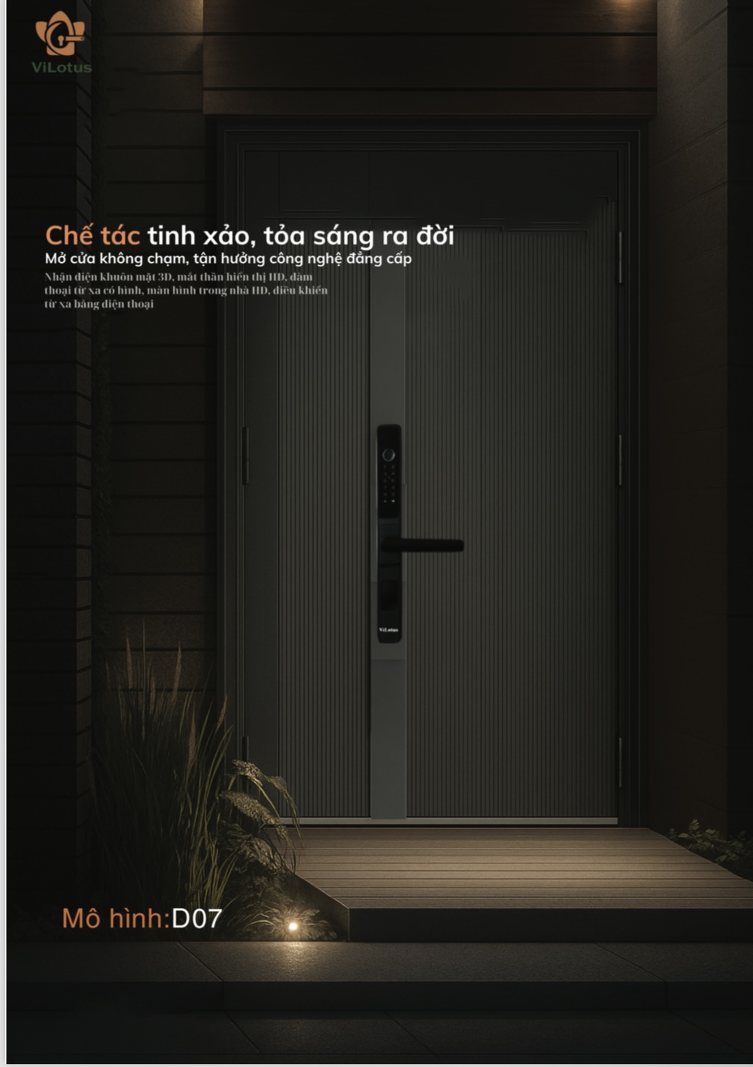 Khóa cửa nhôm D07